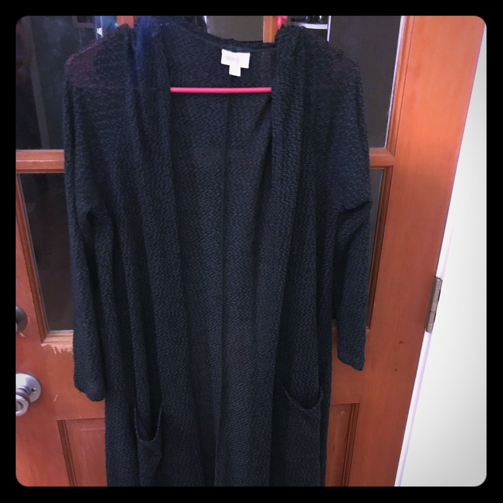 Large Lularoe Sarah in Dark Green